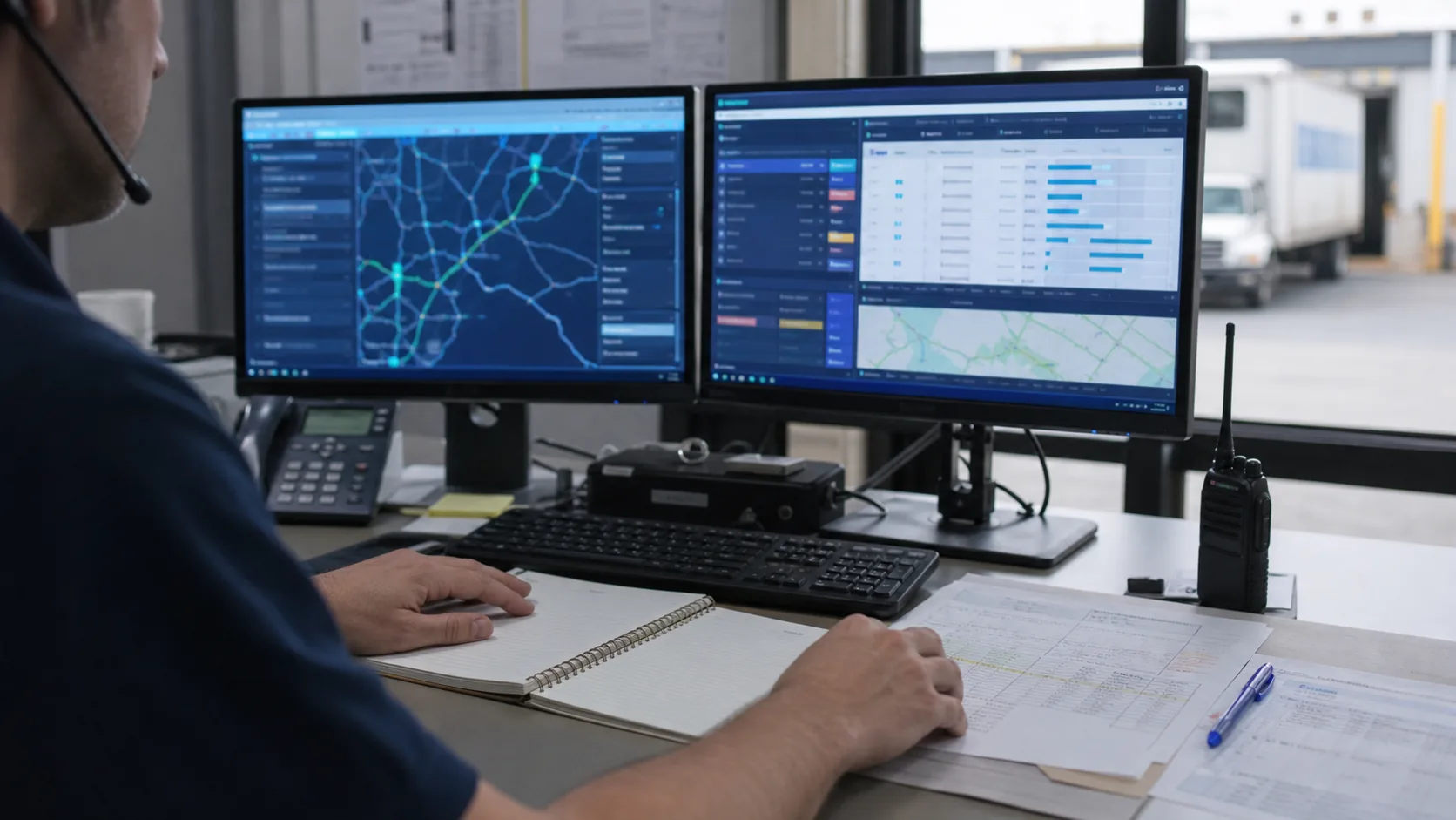 Especialistas coordinando documentos y transporte para una importación desde Asia